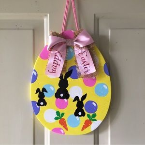Easter 🐣 Egg 🥚 Door Hanger Decor Plywood